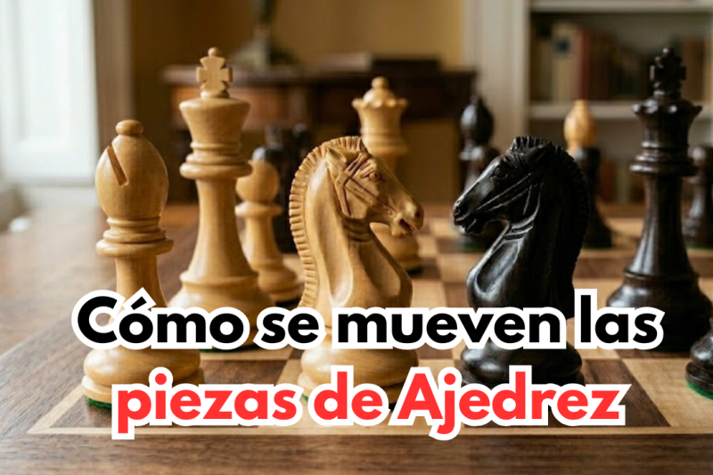 cómo se mueven las piezas de ajedrez